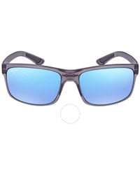 Maui Jim - Pokowai Arch Blue Hawaii Rectangular Sunglasses B439-11m 58 - Lyst