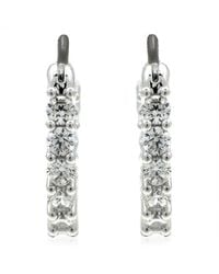 Swarovski - Ladies Vittore Mini Hoop Pierced Earrings - Lyst