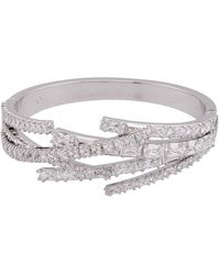 Swarovski - Matrix Mixed Cuts Crystal Bangle - Lyst