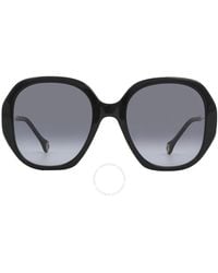 Carolina Herrera - Grey Gradient Butterfly Sunglasses Ch 0019/s 0807/9o 54 - Lyst