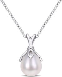 Amour - 8.5-9Mm Freshwater Cultured Pearl Drop Pendant With Chain - Lyst