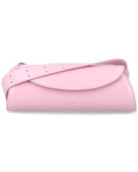 Jil Sander - Cannolo Small Leather Bag Bovine Lining Shoulder - Lyst
