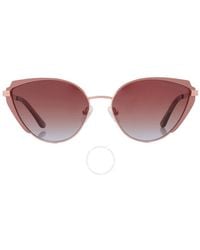 Guess - Brown Gradient Cat Eye Sunglasses Gm0817 28f 58 - Lyst