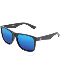 Sixty One - Solaro Mirror Coating Square Sunglasses Sixs110bl - Lyst