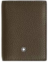 Montblanc - Grain Leather 4Cc Card Holder - Lyst