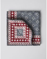 Brunello Cucinelli - Silk Patterned Pocket Square - Lyst