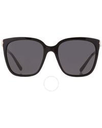 BVLGARI - Dark Grey Square Sunglasses Bv8245 501/87 55 - Lyst