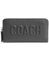 COACH - Accordion Leather Wallet - Lyst
