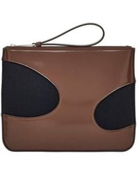 Ferragamo - Cut-Out Detailing Clutch Bag - Lyst