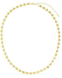Tresorra - 14K Heart Mirrored Chain Necklace - Lyst