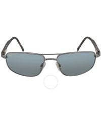 Maui Jim - Kahuna Polarized Grey-black Pilot Sunglasses 162-02 59 - Lyst