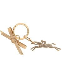 Longchamp - Very Pale Key Ring - Lyst