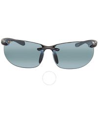 Maui Jim - Banyans Nuetral Grey Wrap Sunglasses 412-02 70 - Lyst