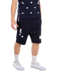 Thom Browne - Classic Nautical Sweatshorts, Brand Size 2 - Lyst