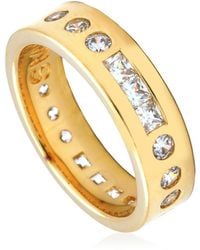 Apm Monaco - Ladies Smile Morse Code Ring - Lyst