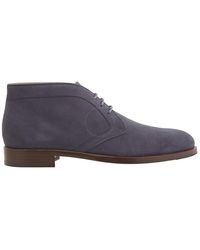 Tod's - Suede Lace-up Derby Shoes - Lyst