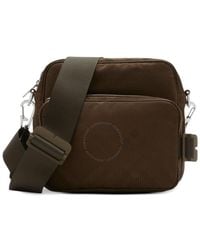 Burberry - Checked Jacquard Zipped Shoulder Bag - Lyst