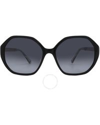 Kate Spade - Grey Shaded Geometric Sunglasses Waverly/g/s 0807/9o 57 - Lyst