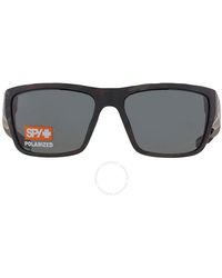 Spy - Dirty Mo 2 Hd Plus Grey Green Polarized Wrap Sunglasses 6700000000017 - Lyst