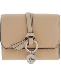 Chloé - Small Alphabet Tri-Fold Wallet - Lyst