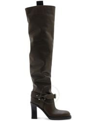 Burberry - Soft Stirrup Leather Boots, Brand Size 37 Us - Lyst