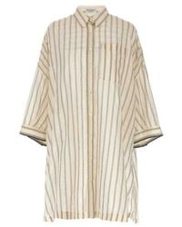 Brunello Cucinelli - Silk Blend Oversized Shirt, Size Large - Lyst
