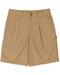 Burberry - Darwin Ekd Embroidered Cotton Cargo Shorts, Brand Size 50 (Waist - Lyst
