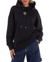 Stella McCartney - Logo-Embroidered Drawstring Cotton Hoodie - Lyst