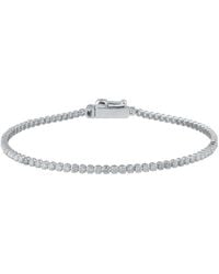 Brilliant Diamond - 2.00 Carat, Prong Set 10K Round-Cut Lab Grown Diamond Tennis Bracelet (J, Vs-Si) - Lyst