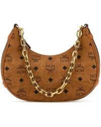 MCM - Aren Crescent Shoulder Bag - Lyst