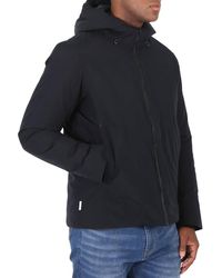 Save The Duck - Alvaro Logo-patch Hooded Padded Jacket - Lyst