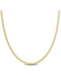 Amour - 2.3Mm Curb Link Chain Necklace - Lyst