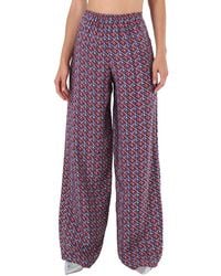 Giuliva Heritage - Amanda Wide Leg Trousers, Brand Size 36 (Us - Lyst
