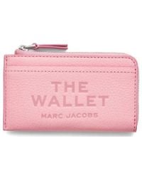 Marc Jacobs - The Leather Top Zip Wallet - Lyst