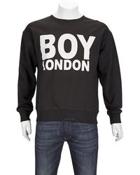 BOY London - Reflective Cotton Sweatshirt - Lyst