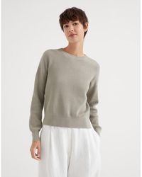 Brunello Cucinelli - Light Ribbed Sweater - Lyst