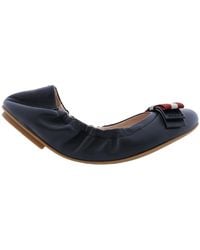 Bally - Beata Leather Ballerina Flats, Brand Size 35 Us - Lyst