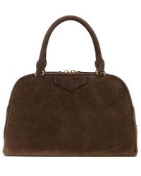 Givenchy - Suede Medium Antigona East-West Soft Handbag Ebonybrown Borse A Mano - Lyst