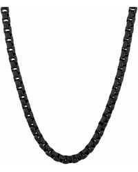Robert Alton - Ip Stainless Steel Box Link Fashion Chain - Lyst