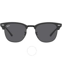Ray-Ban - Clubmaster Classic Dark Grey Square Sunglasses Rb3016 1367b1 55 - Lyst