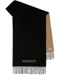 Burberry - Reversible Knight Cashmere Scarf - Lyst