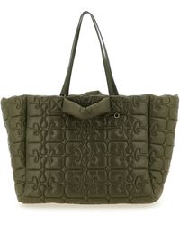 Ganni - Quilted Re-Tech Xxl Tote Tote Bag - Lyst
