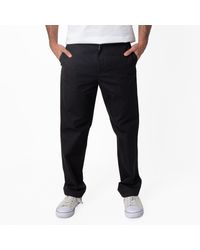 Burberry - Ekd Embroidered Cotton Trousers, Brand Size 50 Waist - Lyst