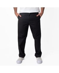 Burberry - Ekd Embroidered Cotton Trousers, Brand Size 50 Waist - Lyst