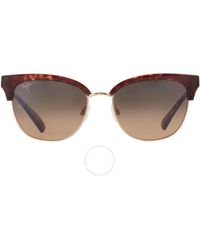 Maui Jim - Lokelani Hcl Bronze Cat Eye Sunglasses Hs825-10 55 - Lyst