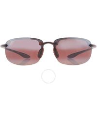 Maui Jim - Ho'okipa Maui Rose Rectangular Sunglasses R407-10 64 - Lyst