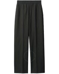 Burberry - Striped Trousers With An Elasticated Waistband - Lyst
