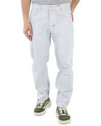 Roberto Cavalli - Five Pocket Relaxed Fit Jeans, Waist - Lyst