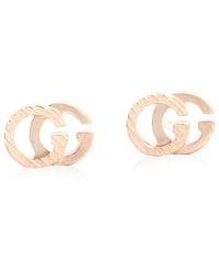 Gucci - Gg Running 18K Rose Earrings - Lyst