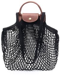 Longchamp - Le Pliage L Filet Mesh Shoulder Bag - Lyst